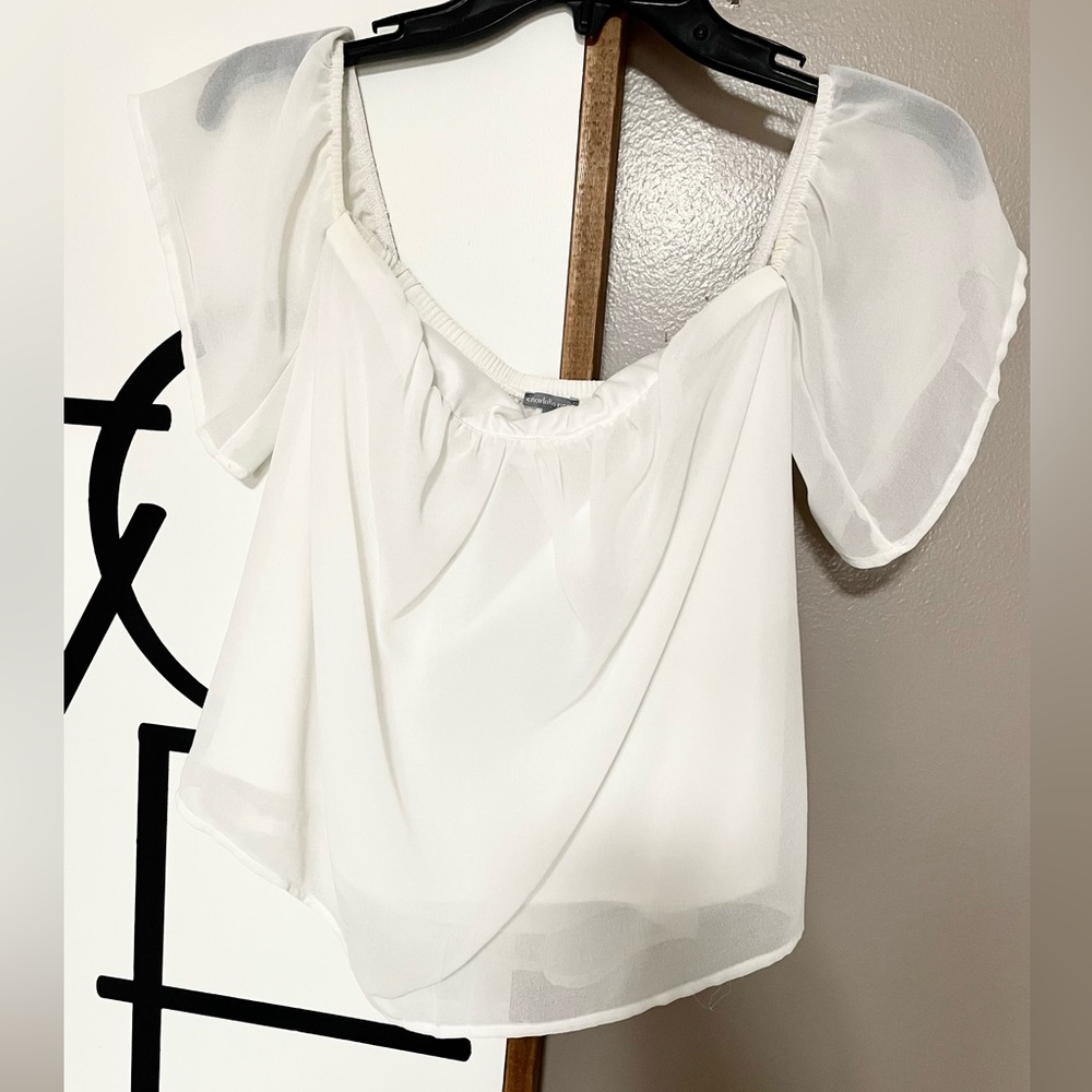 Off the shoulder blouse